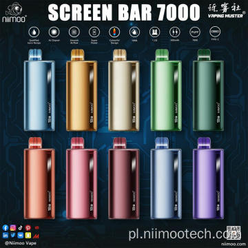 Pasek ekranu Vape 7000 Puffs